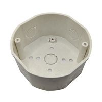 Vente en gros d'usine Personnalisation Presse-étoupe en plastique Boîtier électrique Jonction électrique Boîtes octogonales PVC
