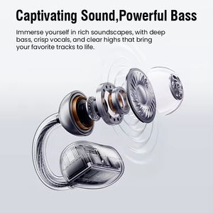 سماعات WOWY اللاسلكية ذات الأذن المفتوحة بتصميم مشبك للأذن V5.4 رياضية مع مؤشر LED مقاومة للماء بمعيار IPX5 ووقت تشغيل 30 ساعة ومساعد ذكاء اصطناعي - Product Image 6