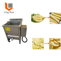 Commerciële roestvrijstalen elektrische blancheermachine voor aardappelchips, fruit en voedselverwerking