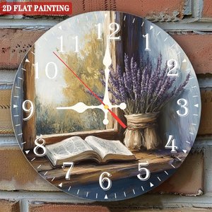 Horloge en <span class=keywords><strong>bois</strong></span> personnalisée 30x30cm avec un support mural français pour un nivellement facile - Product Image 2