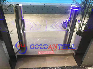 Una corsia singolo passaggio direzionale RFID Altalena Barriera e gestione Pedone <span class=keywords><strong>Porta</strong></span> per Residence - Product Image 2