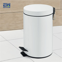 Poubelle à déchets, nouveau design, haute qualité, commande au pied, seau intérieur rond, poubelle de cuisine, rangement des déchets, 5L, poubelle en acier