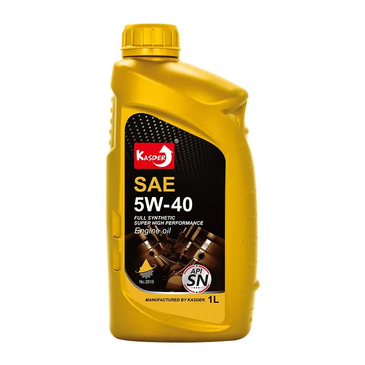 Popular 1L full synthetic engine oil golden packaging 5w-40