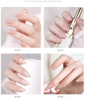 Gel UV naturel sculptant les ongles nivelant la colle de renforcement LED durcissant les ongles professionnels multifonctionnels non toxiques et écologiques