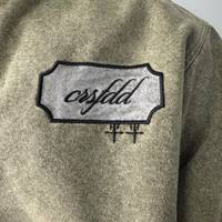 Veste de haute qualité avec broderie patchwork effet délavé à l'acide