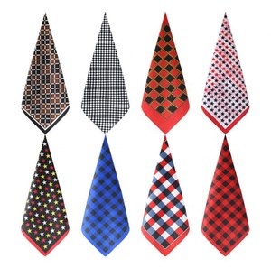 High Quality <b>square</b> Organic Cotton Custom logo Sublimation Print Bandana <b>Scarf</b> - Product Image 6