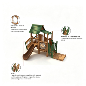 Hikeylove - Tobogán de <span class=keywords><strong>Madera</strong></span> Personalizado <span class=keywords><strong>para</strong></span> <span class=keywords><strong>Parques</strong></span> de Atracciones Comerciales al Aire Libre y Jardines, Deportes Infantiles, Ocio, Alta Capacidad - Product Image 3