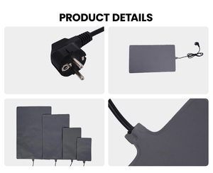 100% Tapis de coussin chauffant à réglage sûr de la température pour petits animaux de compagnie Reptiles et amphibiens - Product Image 3