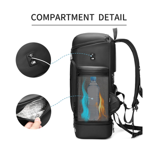 Sacs de plein air grande capacité avec compartiment à chaussures, <span class=keywords><strong>support</strong></span> pour <span class=keywords><strong>ordinateur</strong></span> <span class=keywords><strong>portable</strong></span> et bouteille isotherme, sacs pour <span class=keywords><strong>ordinateur</strong></span> <span class=keywords><strong>portable</strong></span> <span class=keywords><strong>15</strong></span> <span class=keywords><strong>pouces</strong></span>, sacs à dos de voyage - Product Image 4