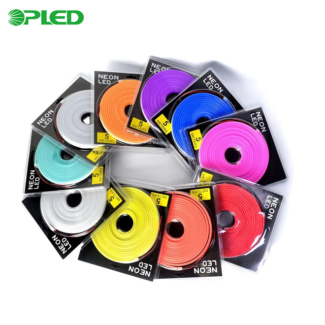 Led Neon Flex Rope Light 8mm Neon Lights Flexible Strip Rope Light Strip Address Led Domed Neon Flex