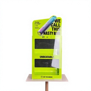 Présentoirs de Comptoir en Carton Texturé Acrylique à 2 Niveaux pour Cartouches et Atomiseurs, Écologiques et Personnalisables - Product Image 3