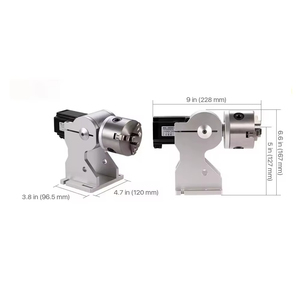 Accessoire de machine de gravure laser à rotation stable, axe rotatif de marquage laser haute précision pour pièces de marquage laser - Product Image 3