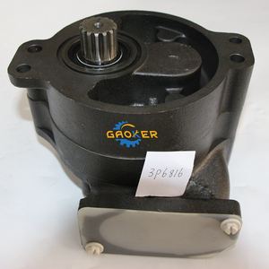 D6D D6C D7F D6E escavatore pompa a ingranaggi 3 p6816 3 p6814 3 p4002 ghisa pompa idraulica ad ingranaggi di trasmissione per la sostituzione del bruco - Product Image 1