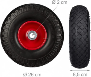 <span class=keywords><strong>Ruedas</strong></span> de Espuma PU 300-4 de <span class=keywords><strong>10</strong></span> <span class=keywords><strong>Pulgadas</strong></span>, Planas, con Rodamientos de Bolas, Nuevas, Resistentes a Pinchazos, Neumáticos Sólidos - Product Image 2