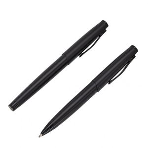 Elegant Matte Frosted Sand Polish Finish Custom Black Metal Ballpoint <b>Pen</b> Personalized Business Signature Logo <b>Multi</b>-<b>Colored</b> Ink - Product Image 6