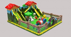 Tobogán inflable <span class=keywords><strong>barato</strong></span> del fabricante Tobogán inflable popular Toboganes inflables para niños con soplador - Product Image 5