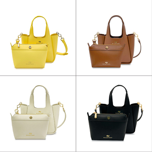 Sacs à main et portefeuilles pour femmes de luxe de haute qualité personnalisés en usine OEM de marque célèbre Sacs décontractés végétaliens simples pour dames - Product Image 6