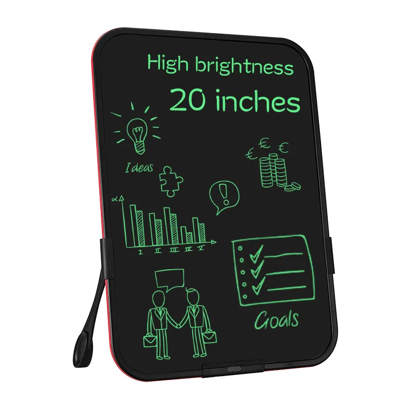 NEWYES Tablet Sekolah Kantor 20 Inci, Papan Tulis LCD Elektronik Digital Portabel