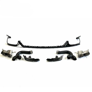 Difusor Trasero Estilo Deportivo <span class=keywords><strong>Q8</strong></span> de Primera Calidad 2018+ con Puntas de Escape, Labio de Parachoques, Divisor de Labios con Punta de Escape para <span class=keywords><strong>Audi</strong></span> <span class=keywords><strong>Q8</strong></span> - Product Image 3