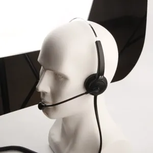 Oorbeschermer Anti Straling Headsets Air Tube Headset Oortelefoon Voor Call Center En Telefoon Operator