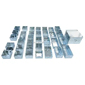 Hot BS4662 3'' Square Steel Electrical 1 Gang Metal Box/electrical Conduit Box