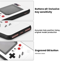 Coque de téléphone rétro pour Game Boy, pour consoles de jeux portables rétro, coque de protection pour téléphone, coque de protection pour joueur de jeux pour iPhone 1112