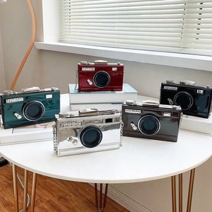 Wish Túi Xách Nữ Bằng Da Tráng Gương Túi Cầm Tay Đeo Chéo Cơ Thể Người Đưa Thư Nhỏ Có Dây Đeo Tháo Rời Gắn Máy Ảnh Khung Kim Loại - Product Image 4