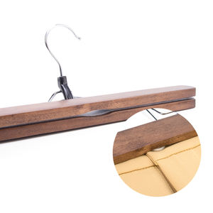 <span class=keywords><strong>Cintre</strong></span> de pince en bois de haute qualité <span class=keywords><strong>pour</strong></span> pantalons jupes perruques Extensions de cheveux à un niveau <span class=keywords><strong>pour</strong></span> magasin garde-robe salle de bain buanderie utilisation - Product Image 4