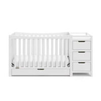 Lit bébé moderne en bois écologique personnalisé avec armoire de rangement et commode à trois tiroirs pour chambre d'enfant, chambre à coucher, hôpital
