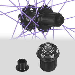 Jeu de roues de vélo de montagne RUJIXU Premium Black Ring Purple Spokes, 24-<span class=keywords><strong>29</strong></span> <span class=keywords><strong>pouces</strong></span>, alliage d'aluminium, clincher/<span class=keywords><strong>tubeless</strong></span>, frein à disque, jante 20 mm - Product Image 3