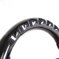Volant Sport LED en Fibre de Carbone pour Volkswagen Golf GTI MK7.5, Jetta et Passat, Compatible avec les Modèles VW, Ailes de Voiture en Fibre de Carbone