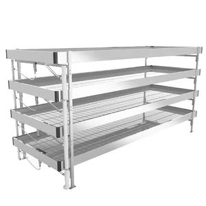Tables de culture hydroponique mobiles <span class=keywords><strong>en</strong></span> plastique de haute qualité pour systèmes de culture par flux et reflux <span class=keywords><strong>en</strong></span> serres agricoles - Product Image 6