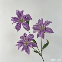 Künstliche Vintage-Lilien aus Seide, 3D-gedruckt, individuell anpassbare Farben, Hochzeits- und Party-Hintergrunddekorationen