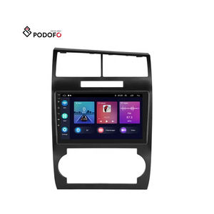 Estéreo de coche Android Podofo de 9 pulgadas para Dodge Charger/ <span class=keywords><strong>Magnum</strong></span> (volante a la izquierda) 2005- 2007 inalámbrico Carplay Android Auto WIFI GPS - Product Image 1