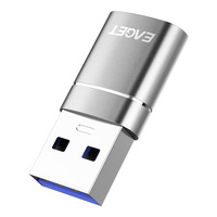 Wavet — adaptateur USB 3.0 mâle vers femelle, Mini OTG, transfert de données, Type C