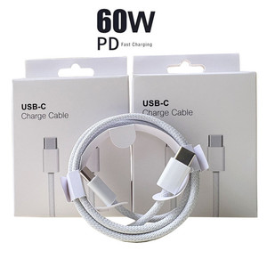 Cavo di Ricarica Rapida PD TYPE C 60W Best Seller, Cavo USB C a TYPE C con Rivestimento in Nylon Intrecciato per iPhone 15 16pro Max 17 - Product Image 2