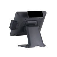 Système de point de vente tactile capacitif 15 pouces en gros, terminal de caisse de bureau pour supermarché et commerce de détail, idéal pour les petites entreprises
