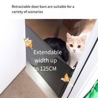 Clôture à l'épreuve des chats Clôture rétractable pour animaux de compagnie