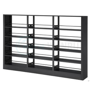 Librería de madera de acero de doble cara, muebles de biblioteca escolar, estante de libros, estante de libros de exhibición - Product Image 3