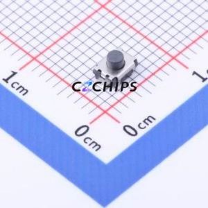 GT-TC029D-H025-L1N Tactile Switch SMD Switch Single Pole Single Throw Round Button 4N Vertical Mount - Product Image 1