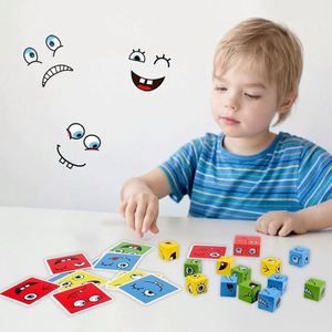 Boys Girls Toys Face Expression Changing <b>Puzzle</b> Magic Blocks Cube Game With Bell Hourglass - Product Image 2