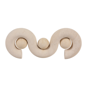 Scultura a Onda in Arenaria, Oggetto Decorativo per Casa e Ufficio, Ornamento per Scaffali - Product Image 1
