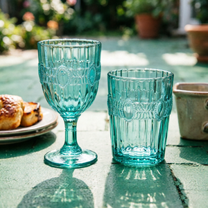 <span class=keywords><strong>Verre</strong></span> à vin <span class=keywords><strong>vintage</strong></span> coloré côtelé fait main élégant à pied court, compatible lave-vaisselle, pour petit-déjeuner, crème glacée, pouding, <span class=keywords><strong>milkshake</strong></span> - Product Image 3
