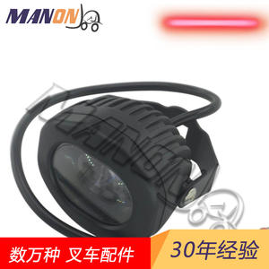 Lumière indicatrice LED puissante rouge 12V IP65 en plastique durable pour chariots élévateurs - Product Image 2