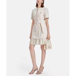 Vestido de Punto con Volantes, Elegante y Sexy, con Pedrería, Mini Vestido de Mujer, Moda Verano 2025 - Product Image 3