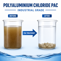 Traitement des eaux usées hospitalières, coagulant en chlorure de polyaluminium PAC