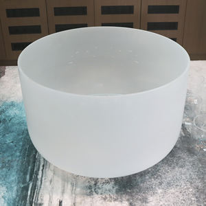 ZHQH ciotola di canto di cristallo di quarzo di grandi dimensioni 36 pollici Chakra bianco cristallo smerigliato canto ciotola strumenti di guarigione del suono - Product Image 2