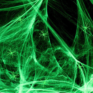 Telaraña Brillante en la Oscuridad para Halloween, Telaraña Falsa Blanca Elástica, Decoración de Halloween, Telarañas DIY, Accesorio Espeluznante - Product Image 3