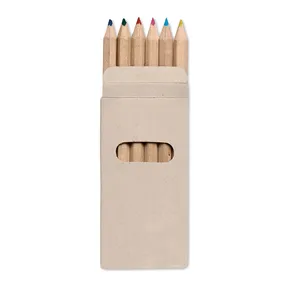 Set 6 <b>colored</b> <b>pencils</b> ABIGAIL personalized gadgets - Product Image 1
