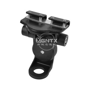 Support d'antenne de voiture universel en acier inoxydable noir Shinming K-30 à fixation par pince - Product Image 1